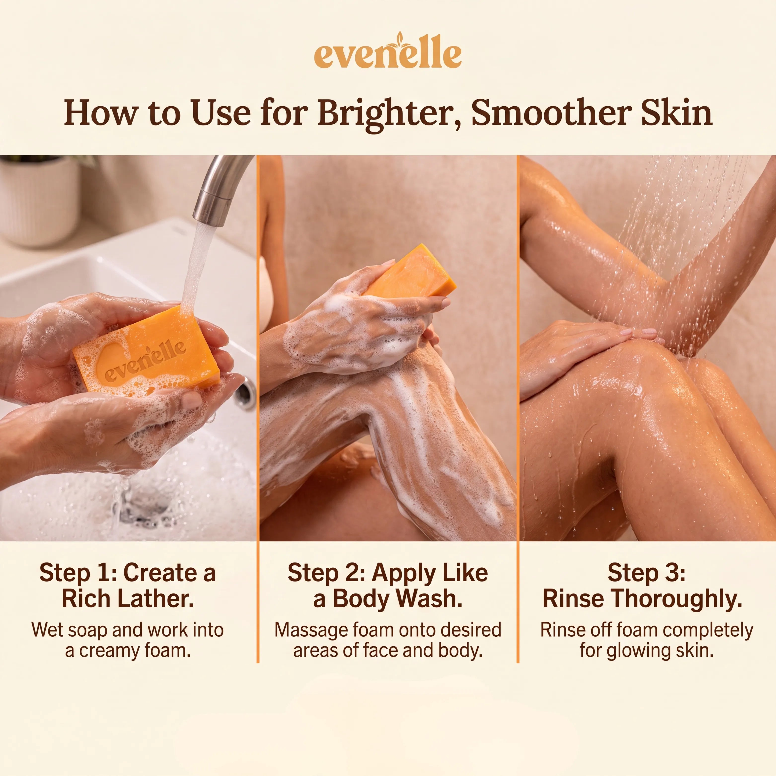 Evenelle® Brightening Shower Bar